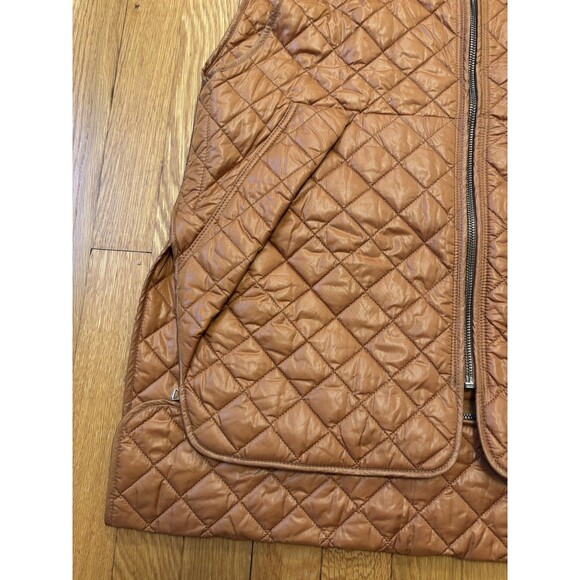 Acne Studios Brown Quilted Puffer Vest Hood Zip Up Midnight PAW17 Men’s M 48 - Picture 3 of 12